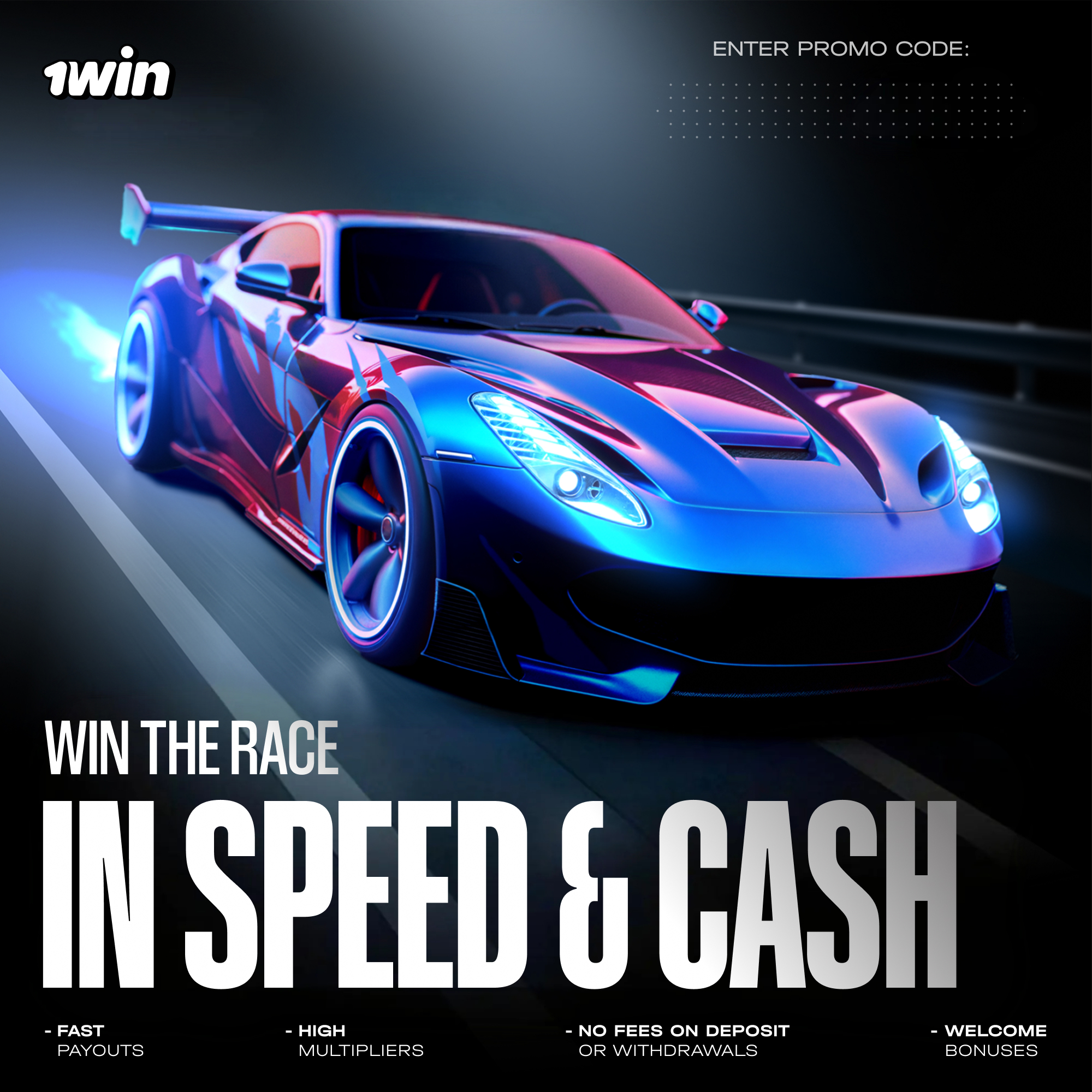 1win sports betting and crash games with high odds